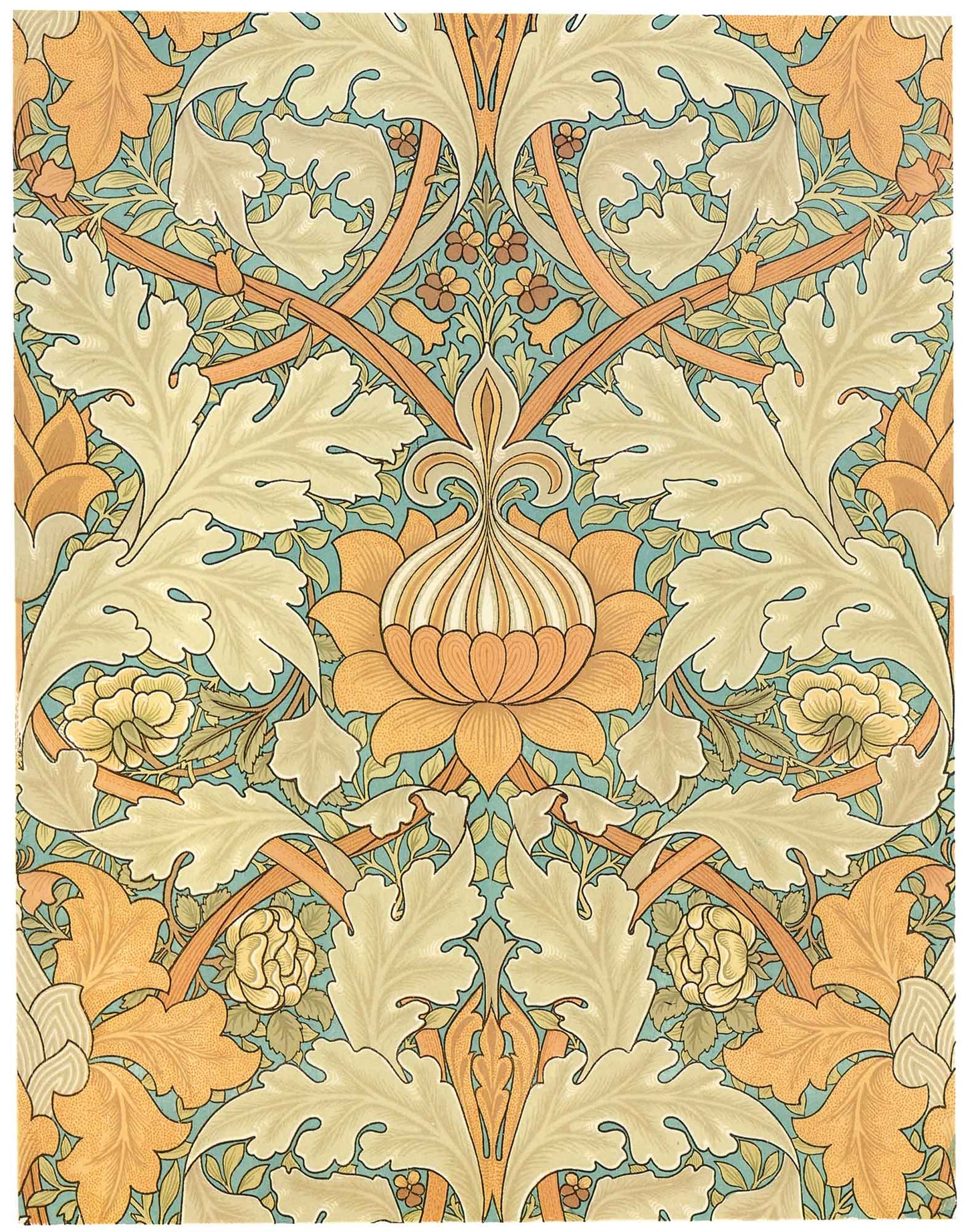 Free William Morris art papers to print