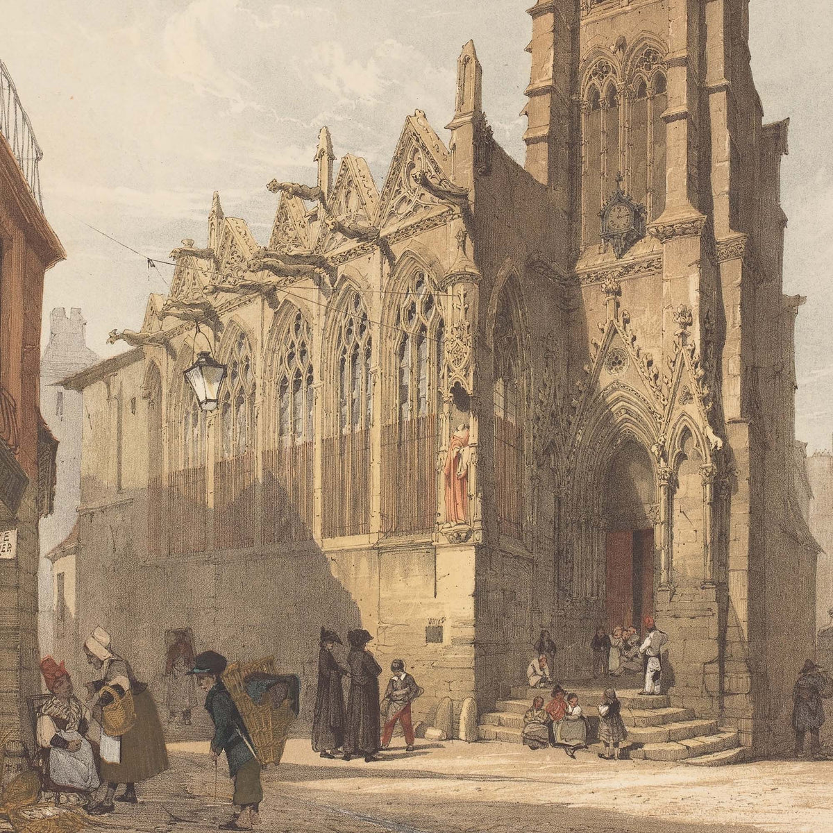 St. Séverin, Paris — Thomas Shotter Boys (1839)