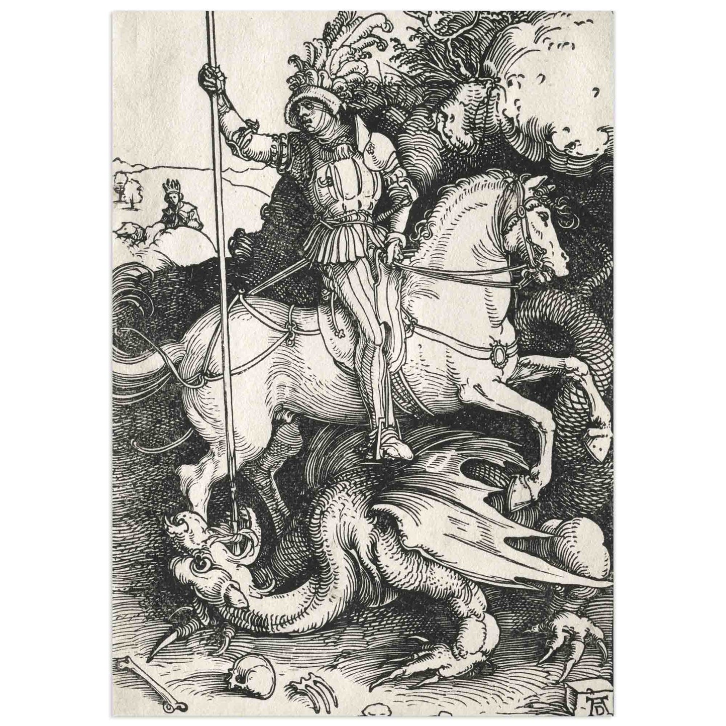 St. George Killing the Dragon, Albrecht Dürer