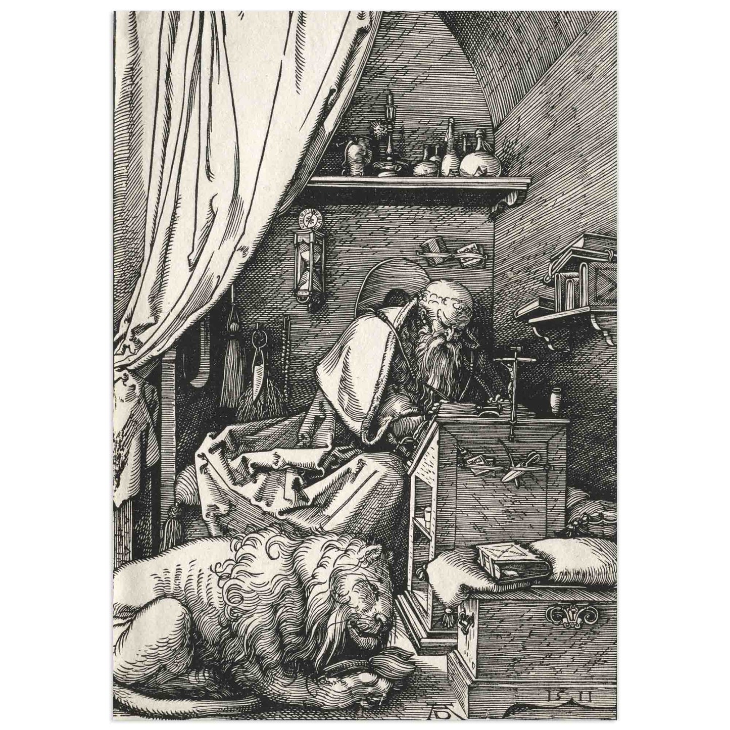 St. Jerome in His Cell, Albrecht Dürer