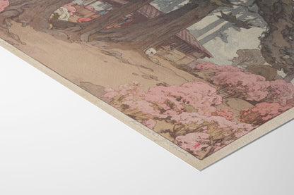 Tea House in Azalea Garden | Hiroshi Yoshida | Japanese Art Print