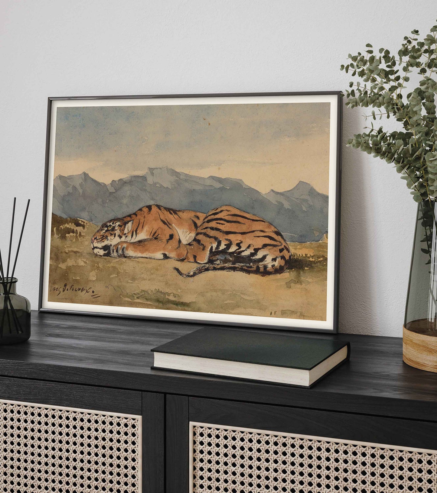 Affiche Delacroix - Tigre