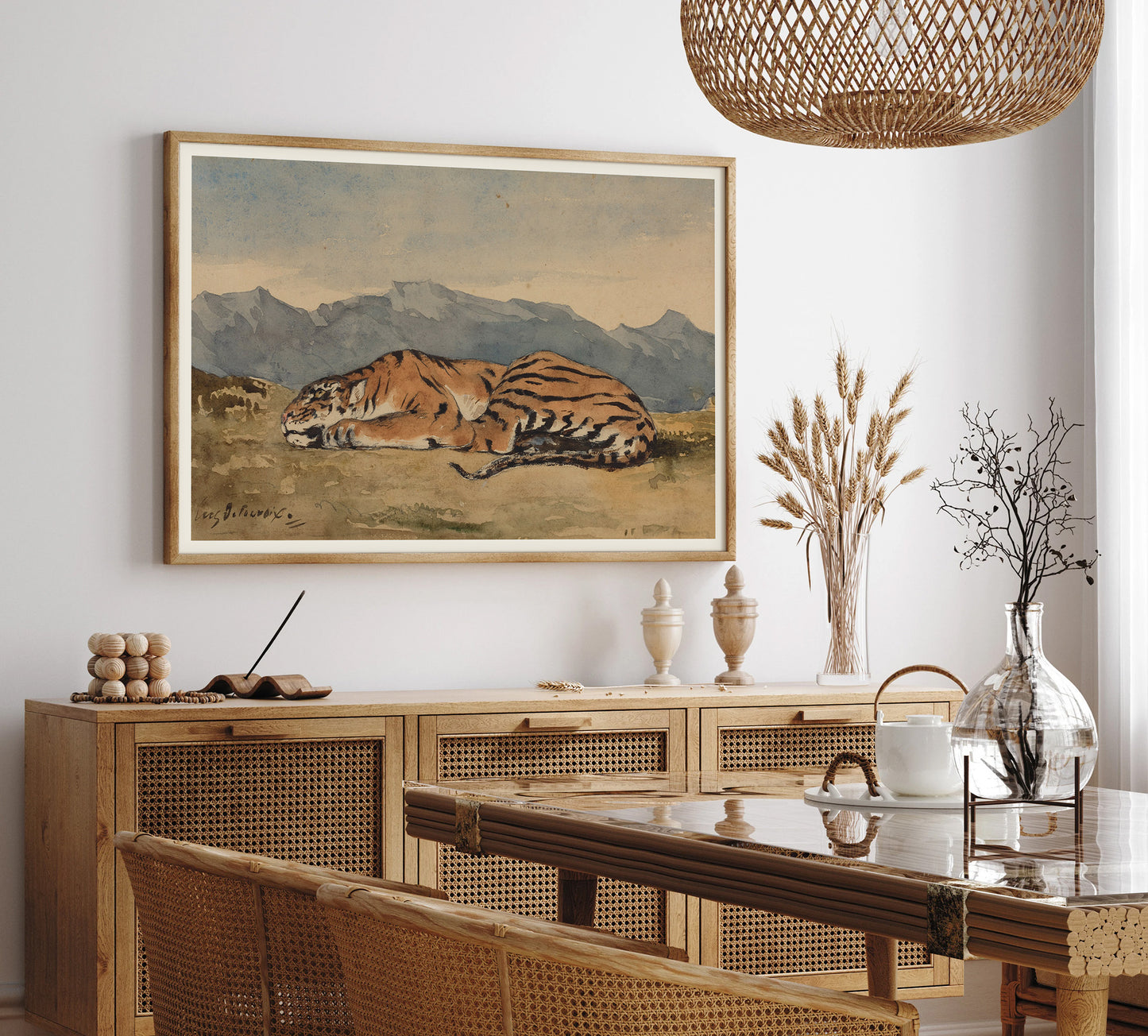 Affiche Delacroix - Tigre