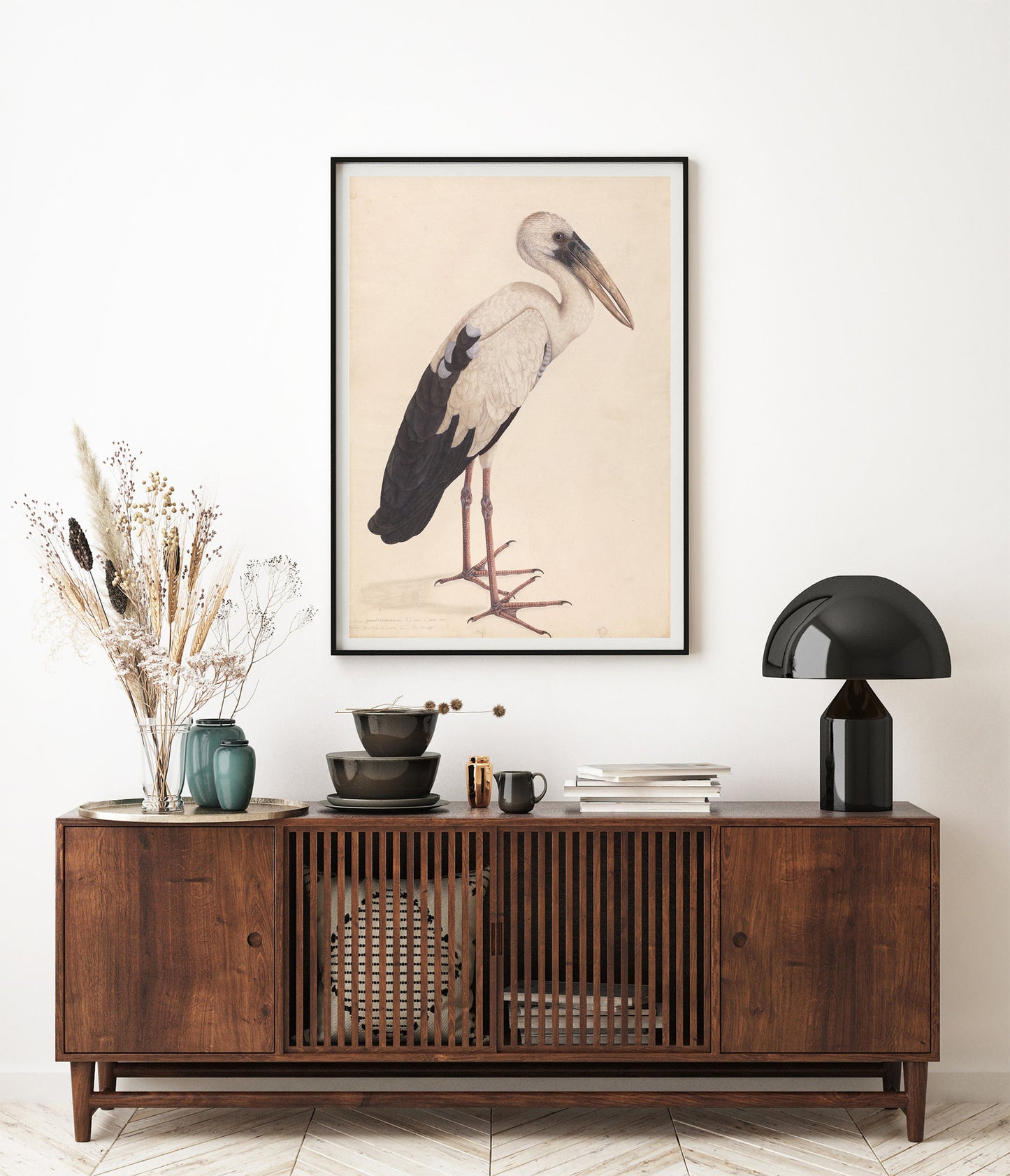 Affiche asiatique Openbill Stork