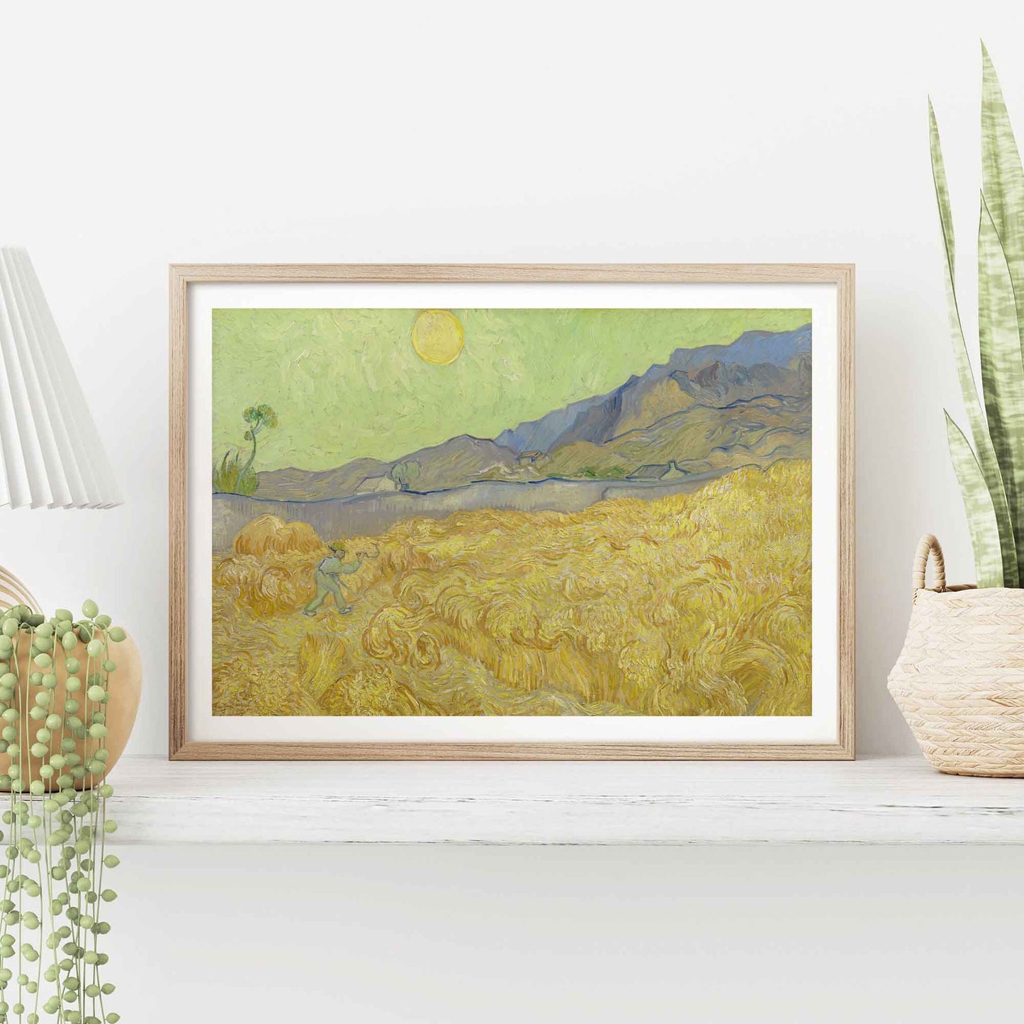 Wheatfield with a reaper, Van Gogh